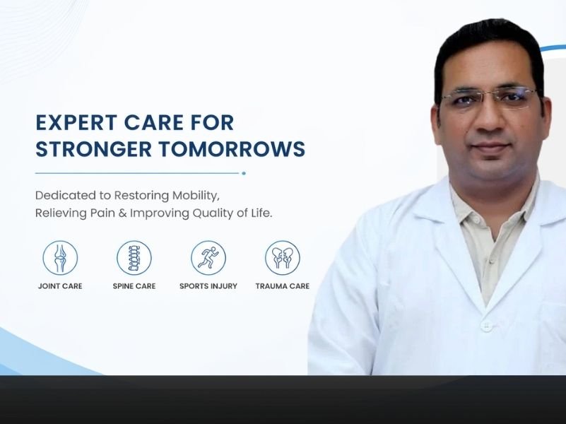Dr. Rakesh Sharma, senior orthopedic surgeon in Paschim Vihar Delhi specializing in bone and joint treatment